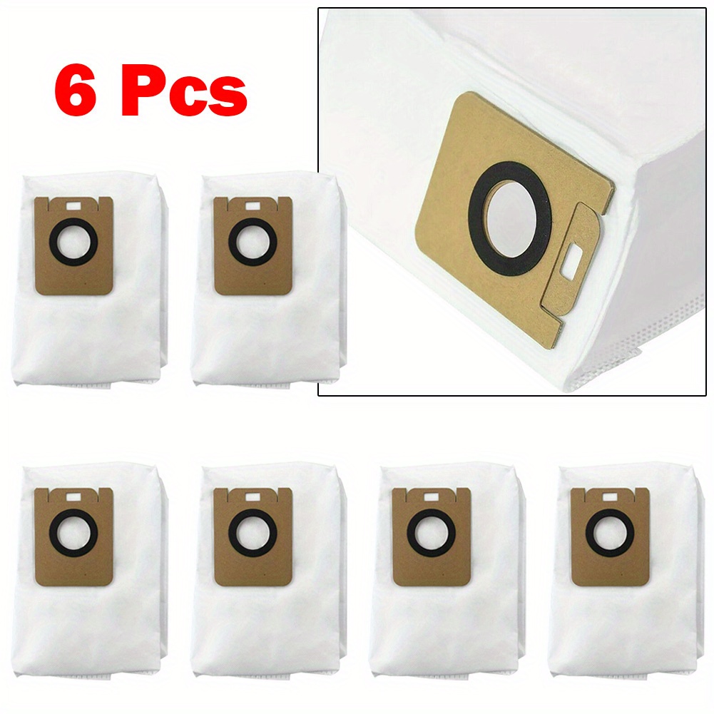 6 pack replacement dust bags for   rv l11 a 3 in 1 vacuum cleaner plastic collector bags for home and office cleaning accessories details 1