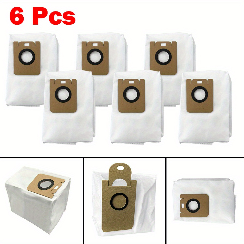 6 pack replacement dust bags for   rv l11 a 3 in 1 vacuum cleaner plastic collector bags for home and office cleaning accessories details 9