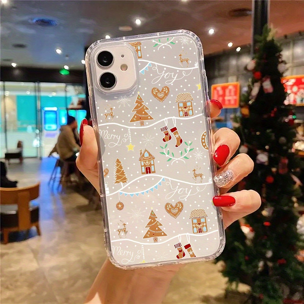 

Christmas Tree & - Clear For Iphone | 16, 11, Xr, 13, 15, 14, 12, Pro, Max, | Clear And Men, Christmas Decor