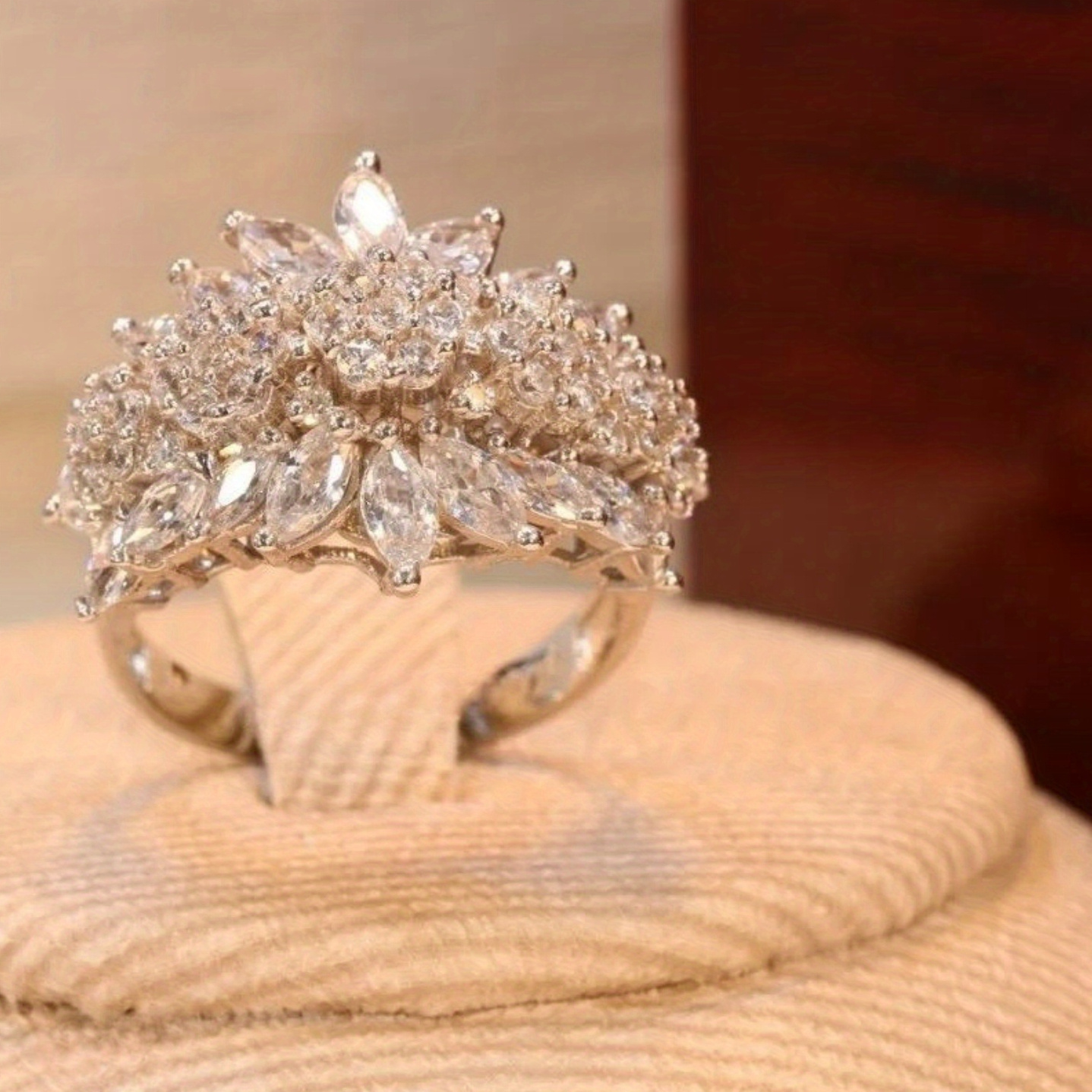 TEMU Zirconia Wedding Engagement For Women Jewelry