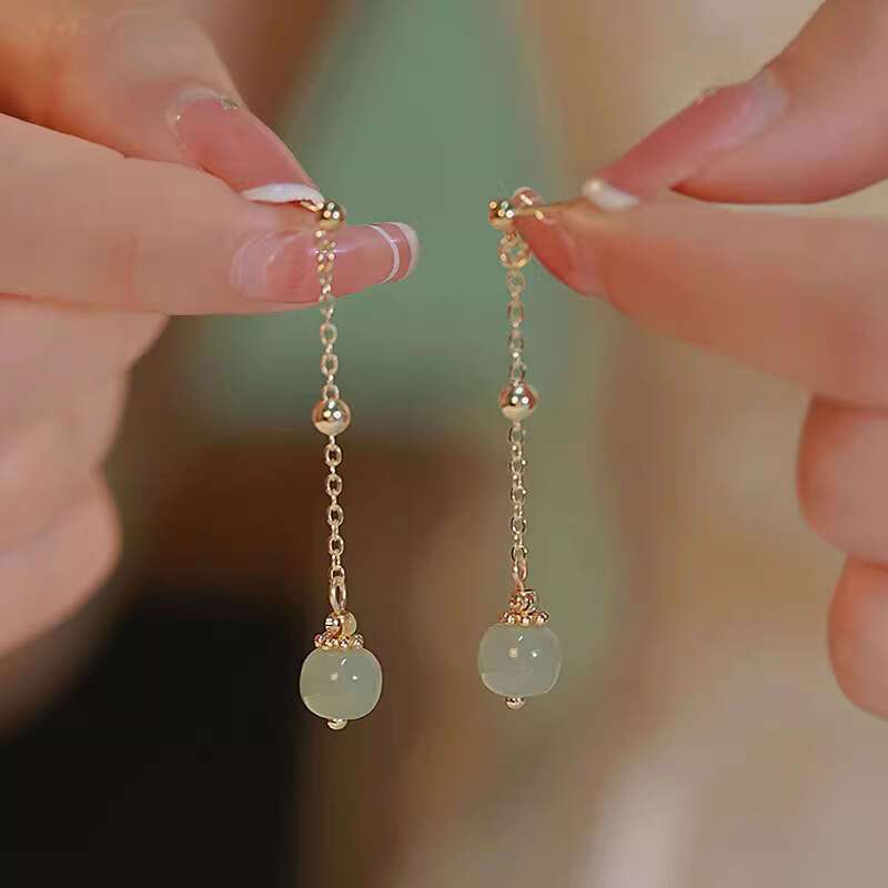 

Elegant Pearl Long Pendant Earrings - 18k Golden Plated, 925 , Party And Holiday Jewelry Gifts