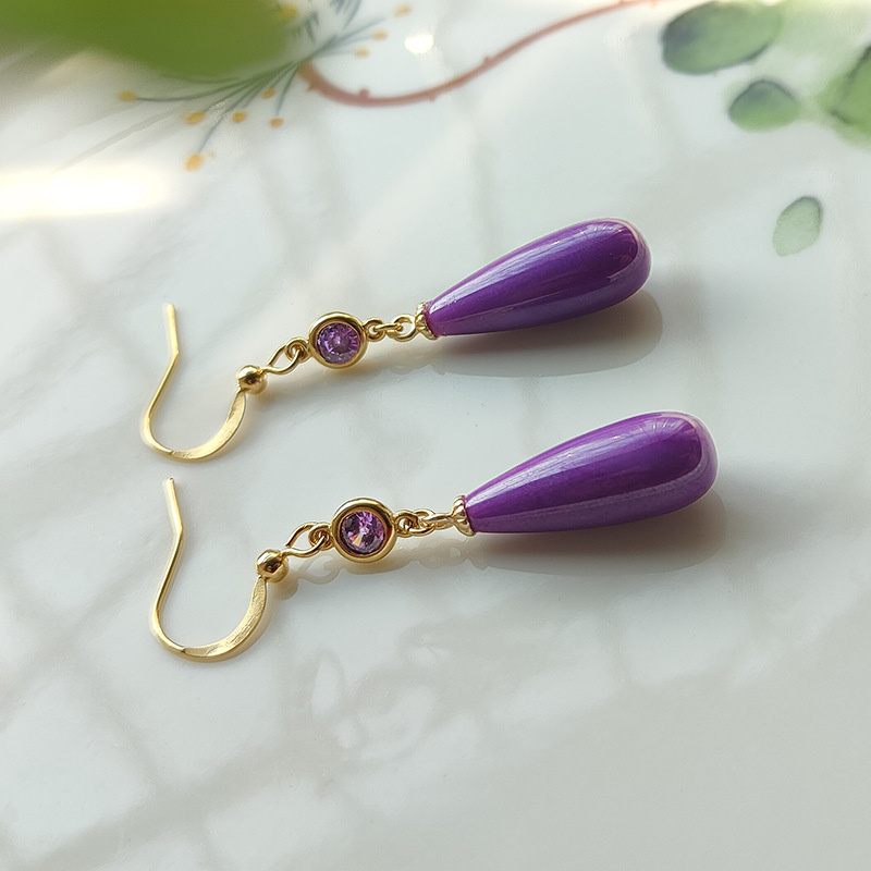 

Long Shaped Hanging , Purple, Suitable For Women, Halloween And Christmas Jewelry For