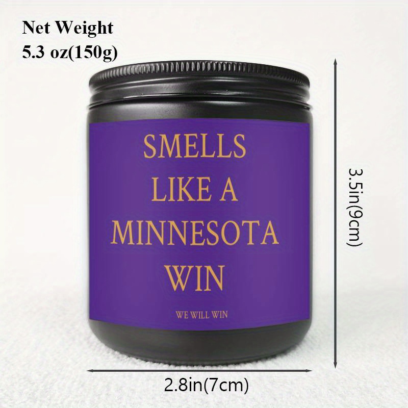 TEMU Football Sport Candles, A Win, Gift For Men Women Dad Son Husband Fans, , Football Themed Candle-1pc Lavender Candle Ideal For Home Aromatherapy & Meditation