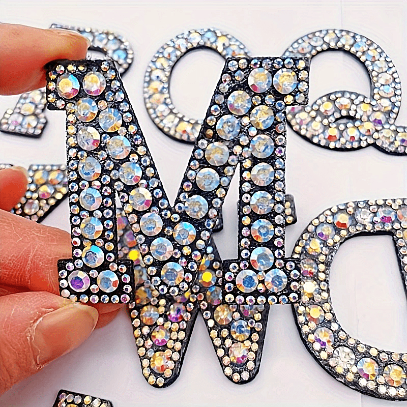 iron on pearl letters sold on Temu United States