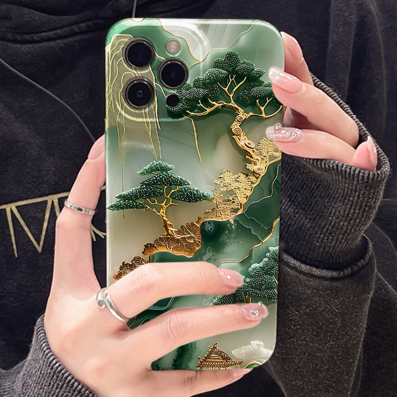 

Landscape Painting All Inclusive Resistant Film Hard Phone Case For Iphone 11/12/13/14/15/16/plus/pro/promax Gift Protective Cover Gift For Men And Women