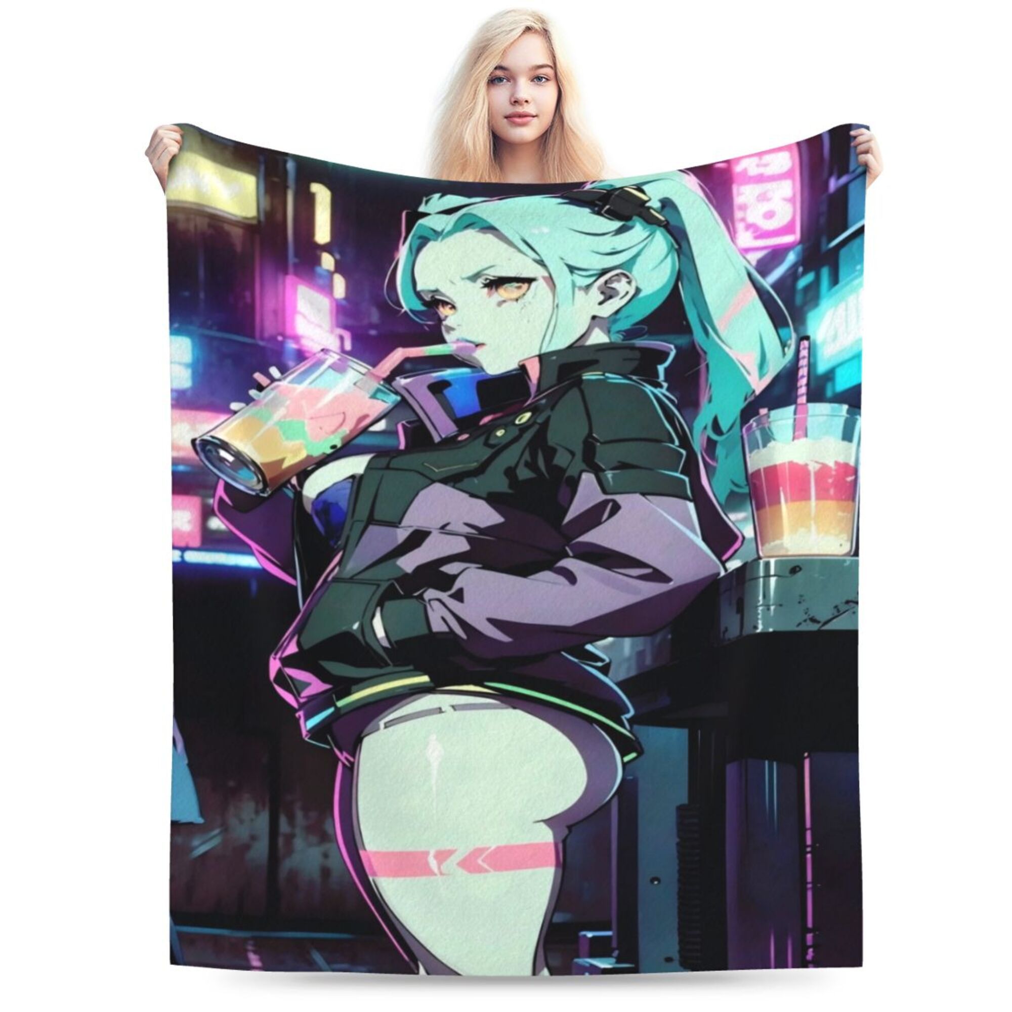 

1pc Blanket 250-300gsm Polyester - For , , , And