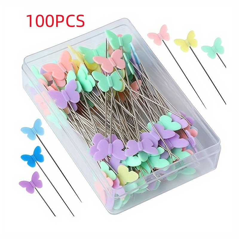 

100pcs Plastic Sewing , Straight For , Quilting, And Diy Crafts