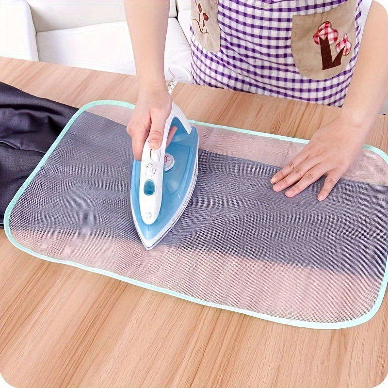 2 piece set 1pc heat resistant ironing pad 1pc handheld ironing board mini ironing board home ironing gloves clothes protection no power required home kitchen decor details 0