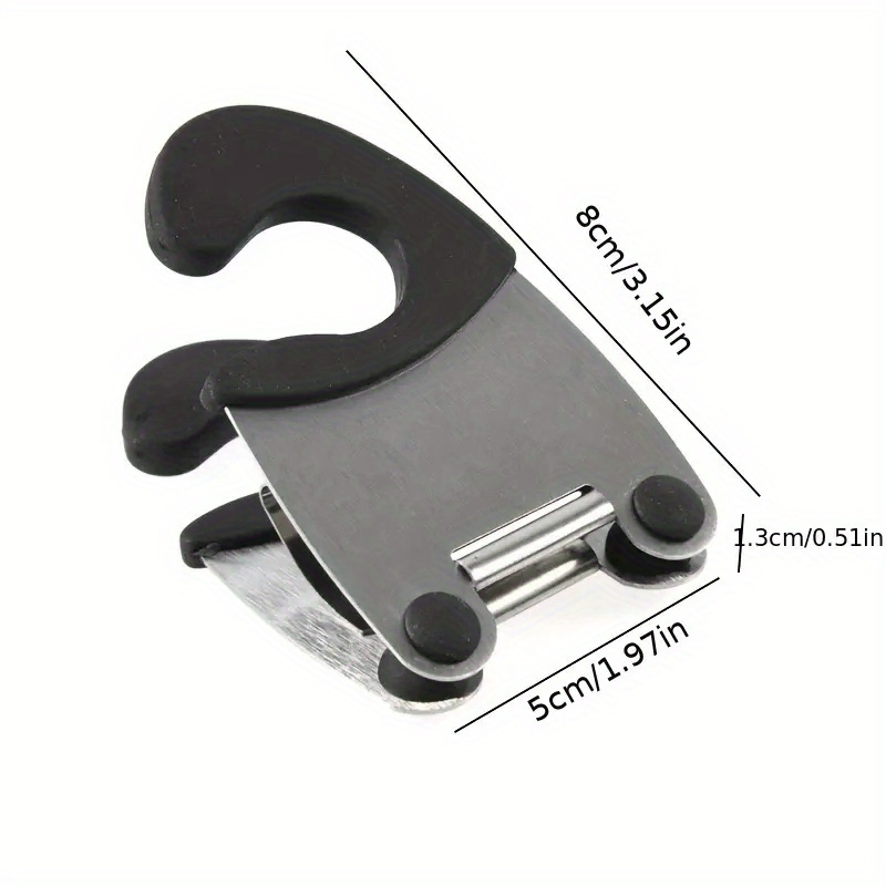 Image of Kitchen Utensil Holder, Non-food Contact Pot Side Clamp Spoon, Anti-scald Clip, Kitchen Utensils, Multifunctional Clip-random Color