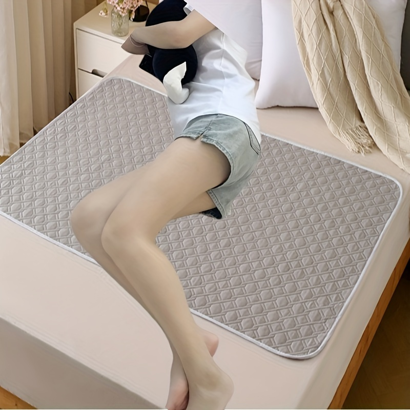 1pc washable incontinence pad leak proof mattress protector for seniors and pets non woven polyester hand wash only multiple sizes   menstruation home use details 3