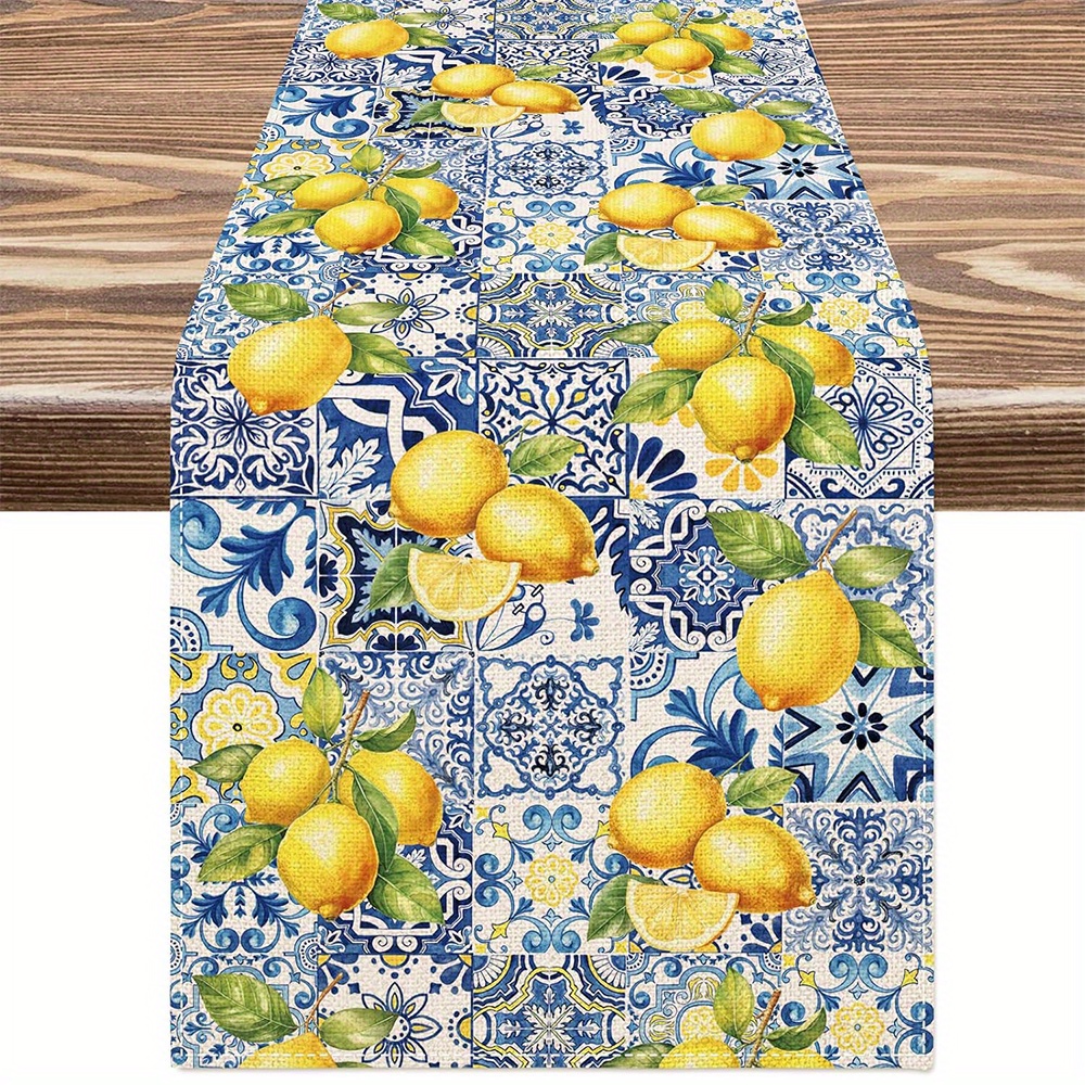 

Table - 13 X 72 , Polyester, Rectangular, Summer Dining Decor, For Seasonal , , - Enhances & Decor