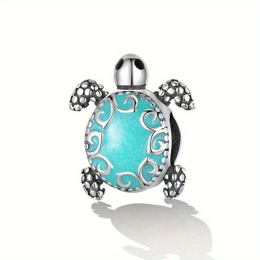 

Vintage Turtle Charm Beads, Large Hole Zinc Alloy Beads, Suitable For Diy Bracelet And Jewelry Making