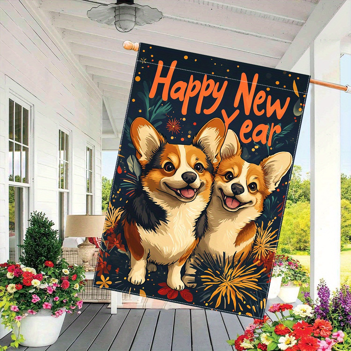 

New 2025 Polyester - 28x40 Double- Decoration, & - , No Needed