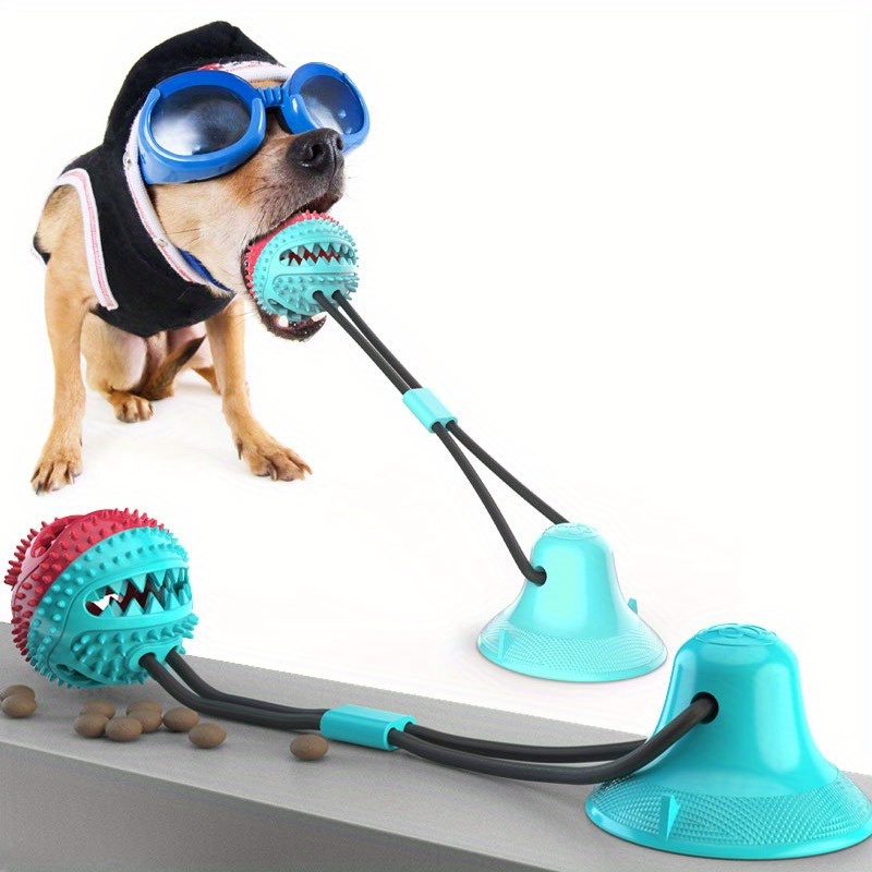 

Interactive Dog Toy Suction Cup - - Tug Of War For Stimulation & , All