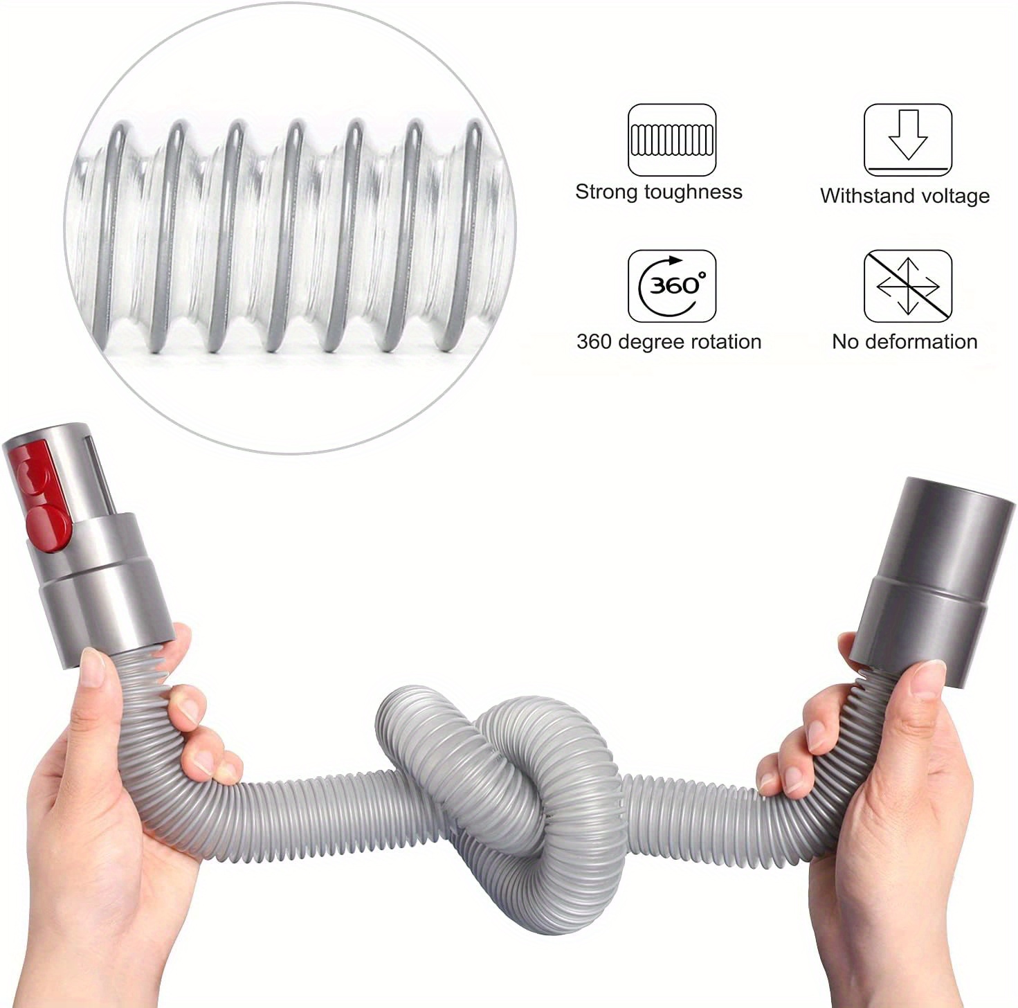 for   cordless vacuum hose extension compatible with v7 v8 v10 v11 v12 v15 models   plastic floor attachment for   cleaning details 1