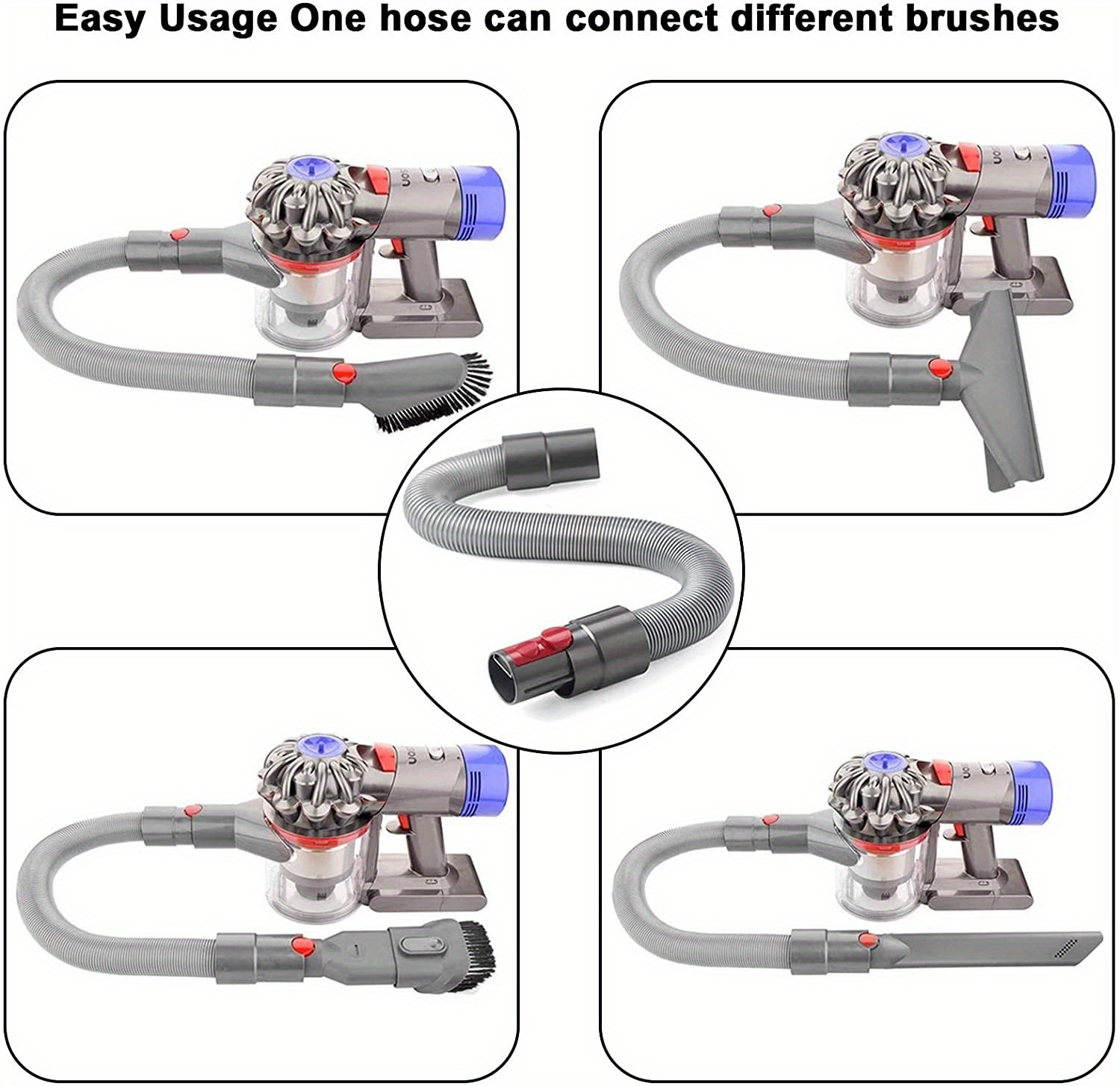 for   cordless vacuum hose extension compatible with v7 v8 v10 v11 v12 v15 models   plastic floor attachment for   cleaning details 2