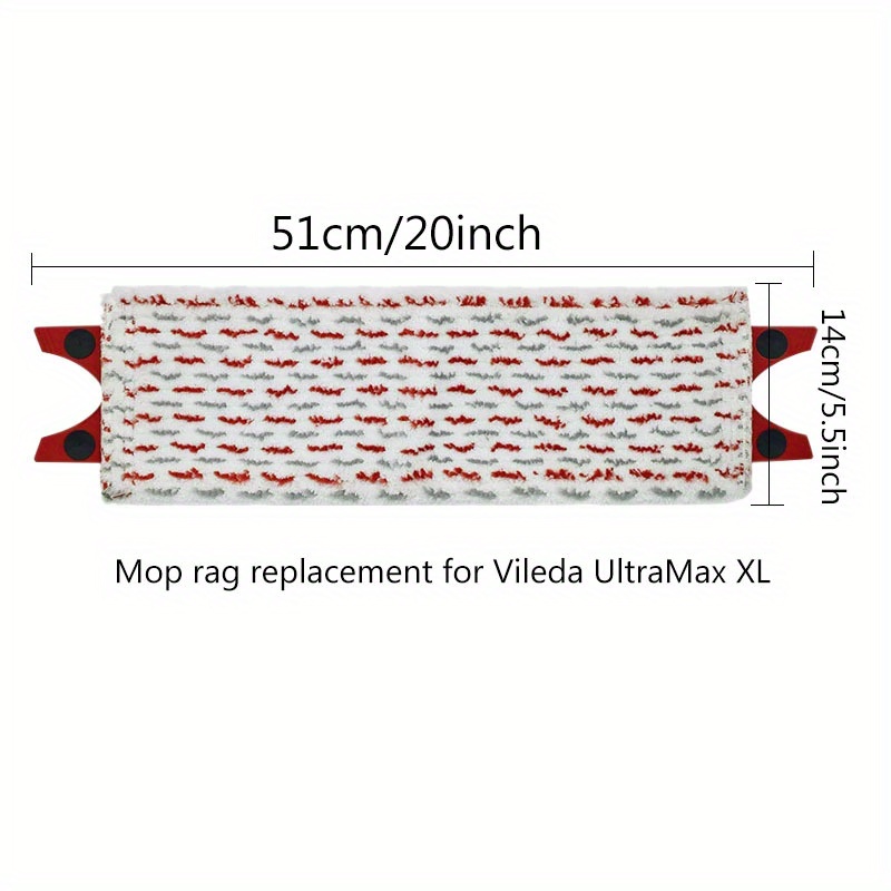 vileda   xl microfiber mop head high quality reusable washable floor cleaning pad vacuum attachment for home kitchen use plastic fabric material floor cleaning accessory details 0