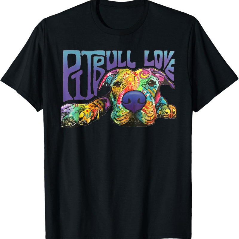 

Ewhunisex Pitbull T-shirts 100% Cotton Pit T-shirt T-shirt