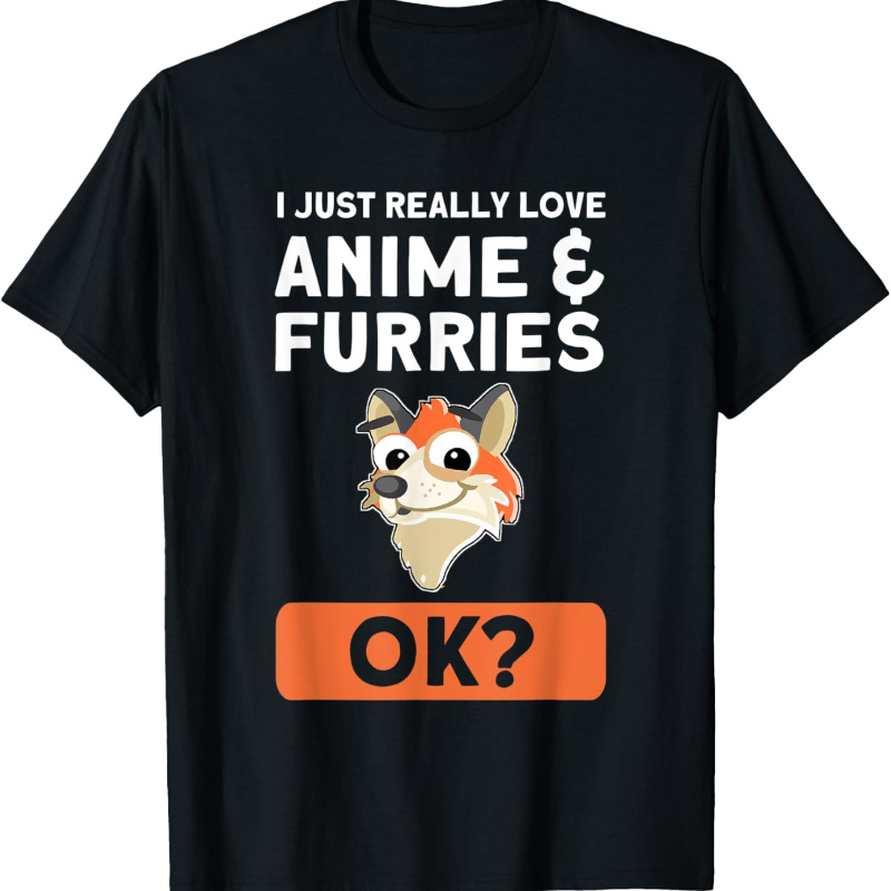 

Ewhi Like Anime & Ok Furry T-shirt