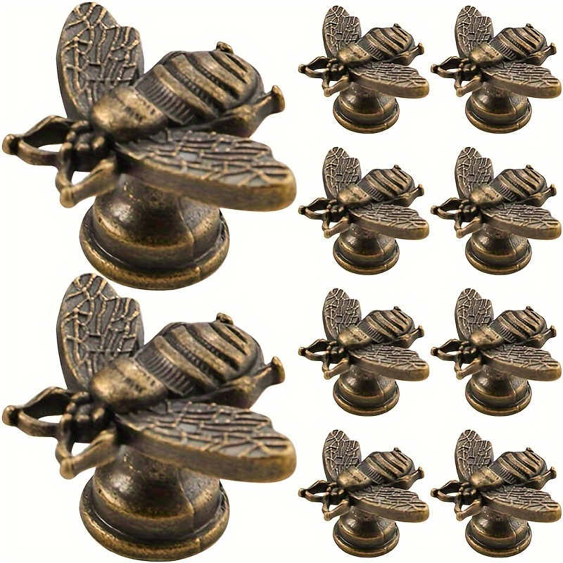 

5/10pcs Drawer Knobs, 5/10pcs Antique Cabinet Handles For Wooden Furniture, , Dresser, Drawer Pulls