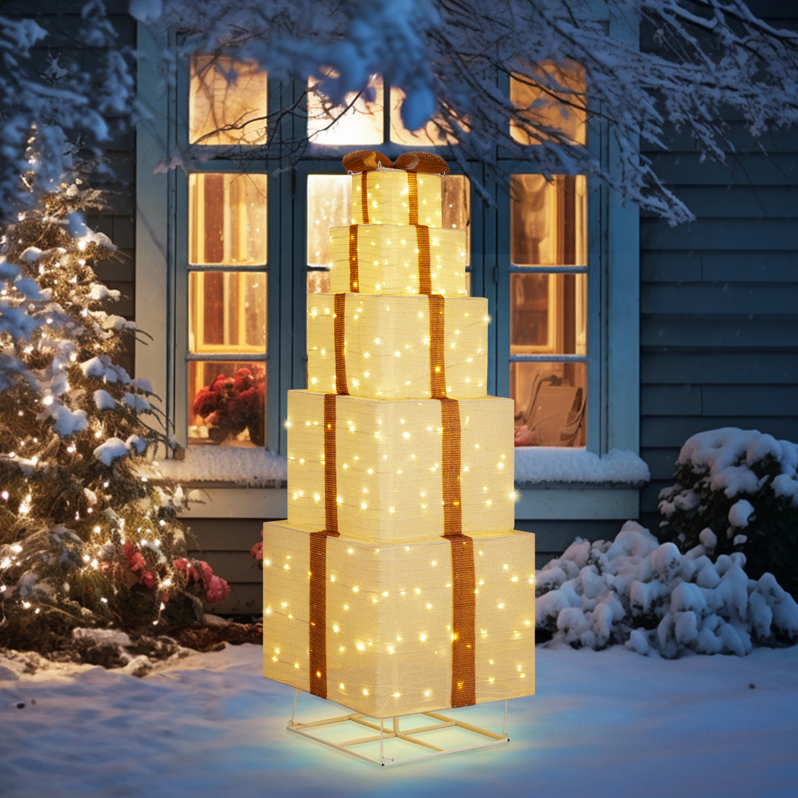 

6ft Lighted Christmas Decorations ,