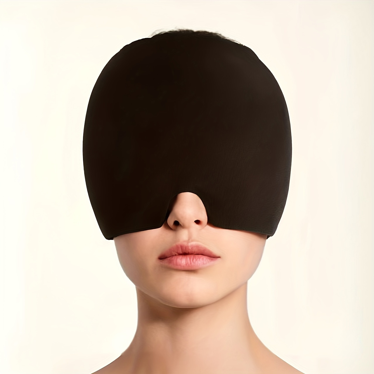 1pc Migraine Hat, Facial Cooling Gel Headband, Retractable Headgear, Cold Compress Hat, Facial Cooling Product, Suitable for Relaxation, Hangover, Fever, Fatigue, etc