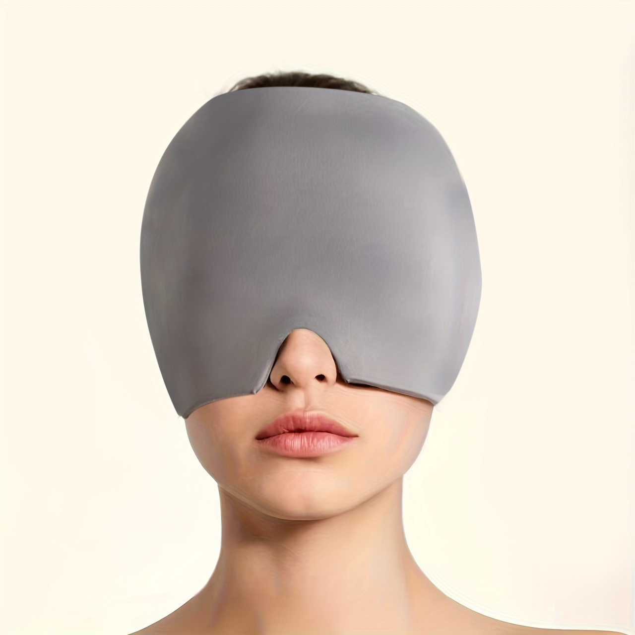 1pc Migraine Hat, Facial Cooling Gel Headband, Retractable Headgear, Cold Compress Hat, Facial Cooling Product, Suitable for Relaxation, Hangover, Fever, Fatigue, etc