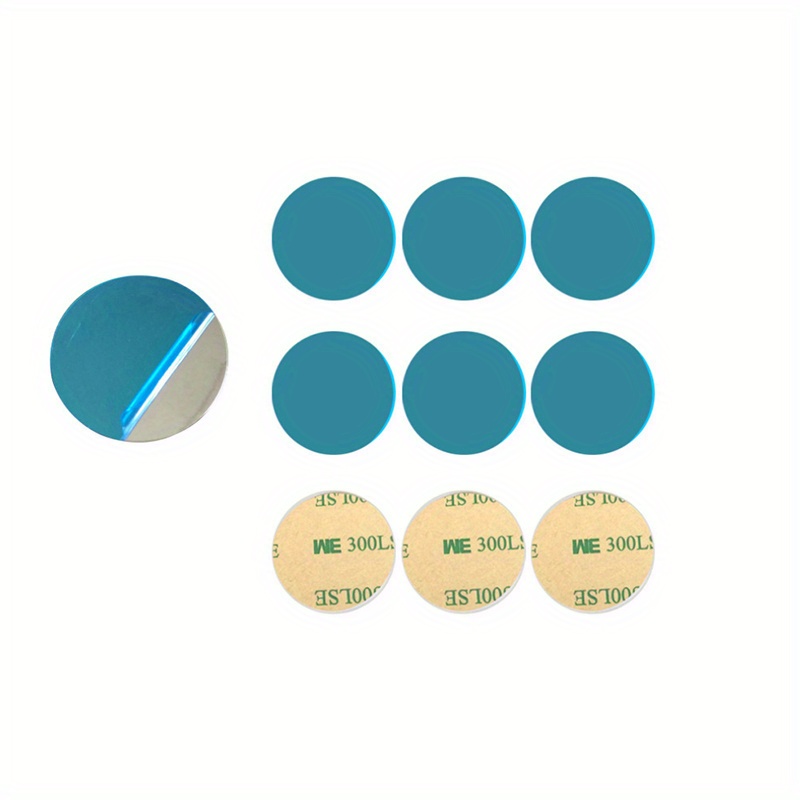 E-shop 30 Stück Magnetische Scheibe Handyhalterung Magnet Metallplatte Auto Handyhalterung Metallplatte Eisenbleche für Magnetische Auto Handyhalterung