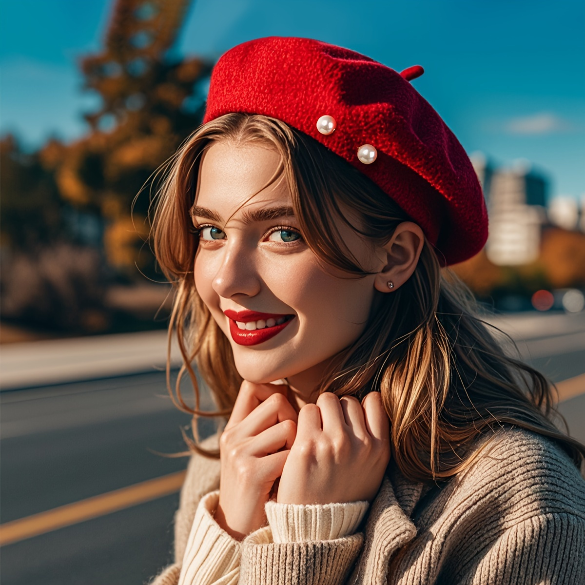 

A Ladies' Bud Hat Decorated Fake , Sweet