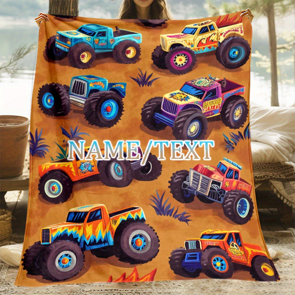 

Customizable Blanket - Polyester Fleece, No Needed, Featherless, For Or - 1pc