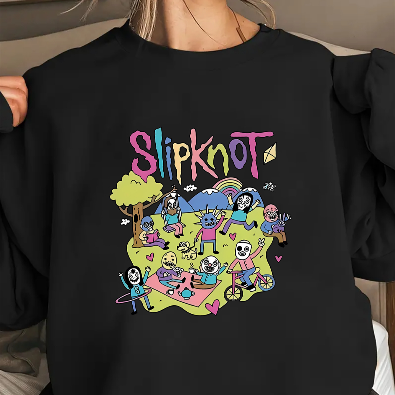 

Slipknot Sweatshirt - For Adults - Long Printed Top