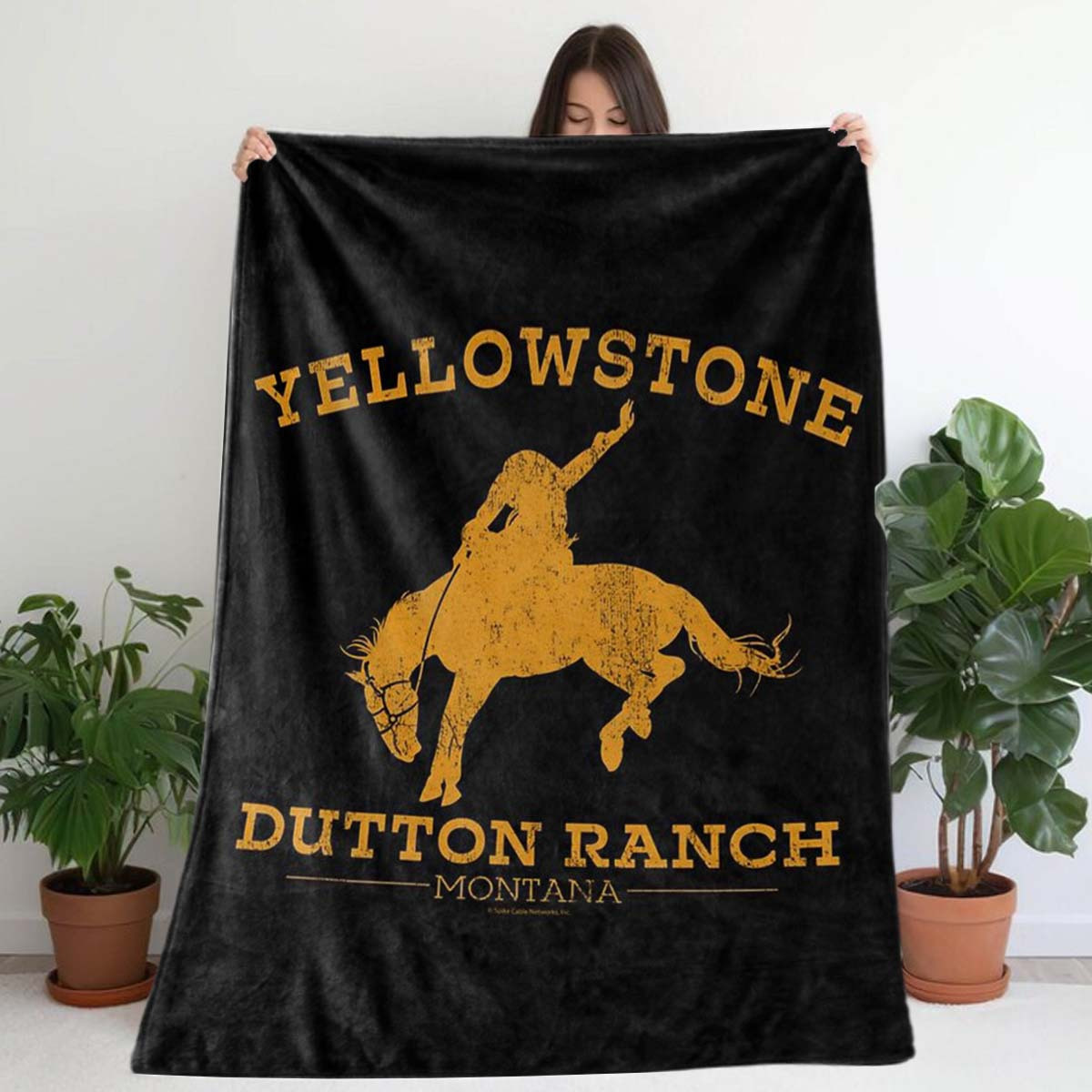 

-inspired Flannel Throw Blanket - Soft, With Creative Patterns | All | Ideal Gift For Birthdays & Friends, Western Theme, Nap Blanket