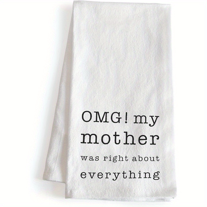 

1pc, 18x26inch, Towel, Polyester Dishcloth, , Rectangular, Housewarming For Mom