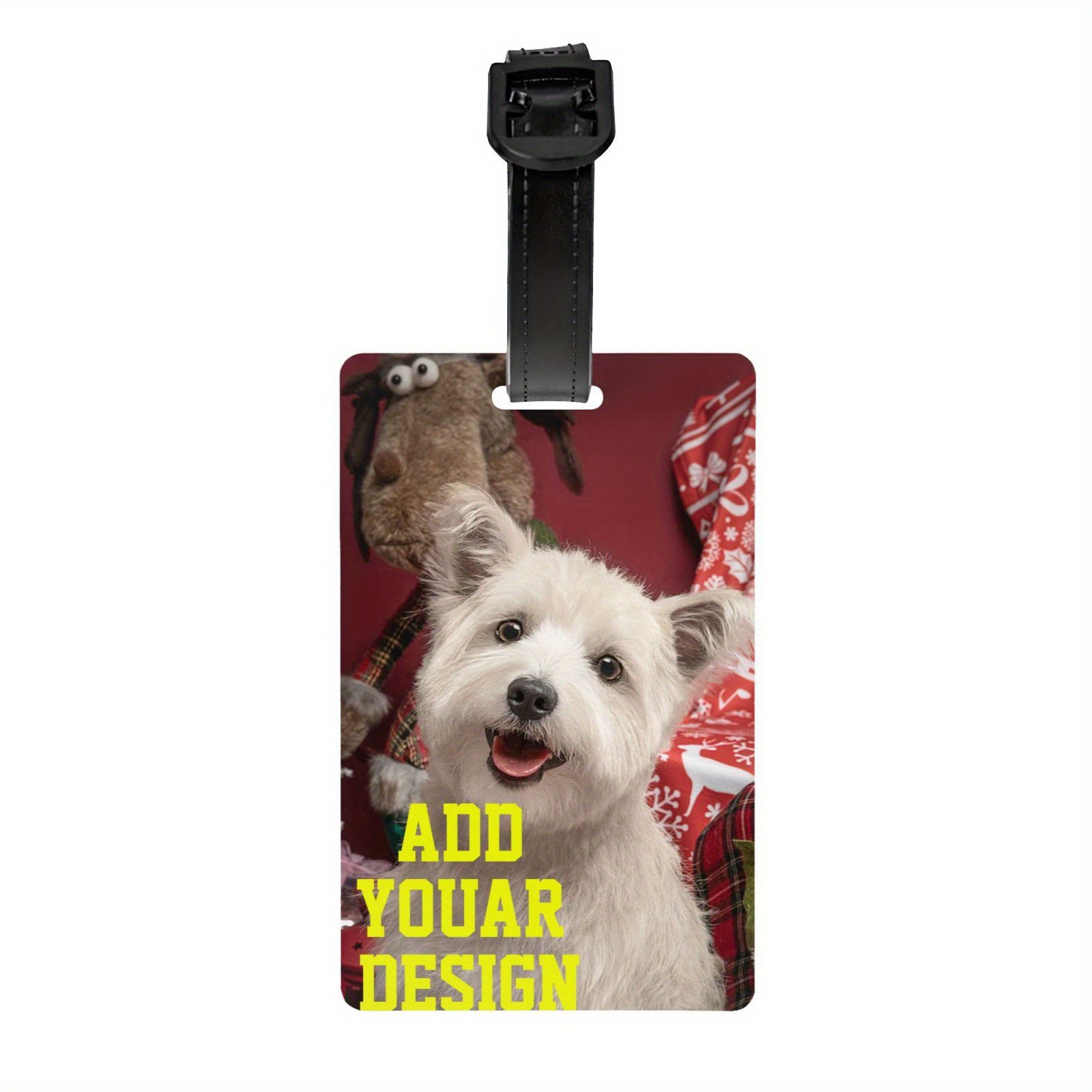 

Luggage Tag - Pvc, Size Personalized For , Includes Detachable Wristband For