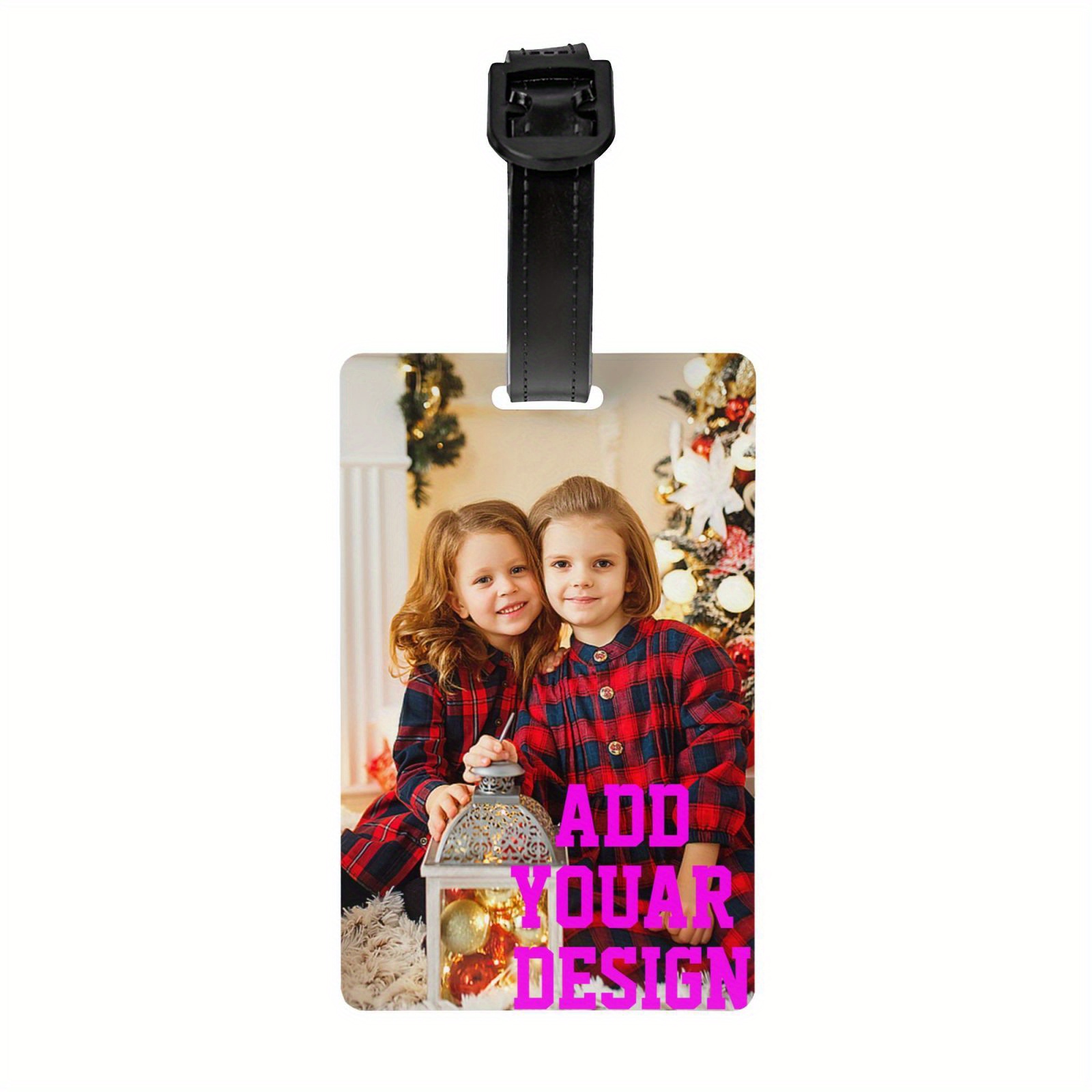 

1pc Customized Photo Luggage Tag, Suitcase Tags, Travel Cruise Luggage Tags, Creative Valentine's Day Birthday Holiday Gifts