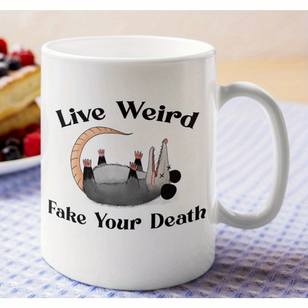 

Mug Live , Opossum For Gag, Mug Double - For And Colleagues, Of For Or Tea