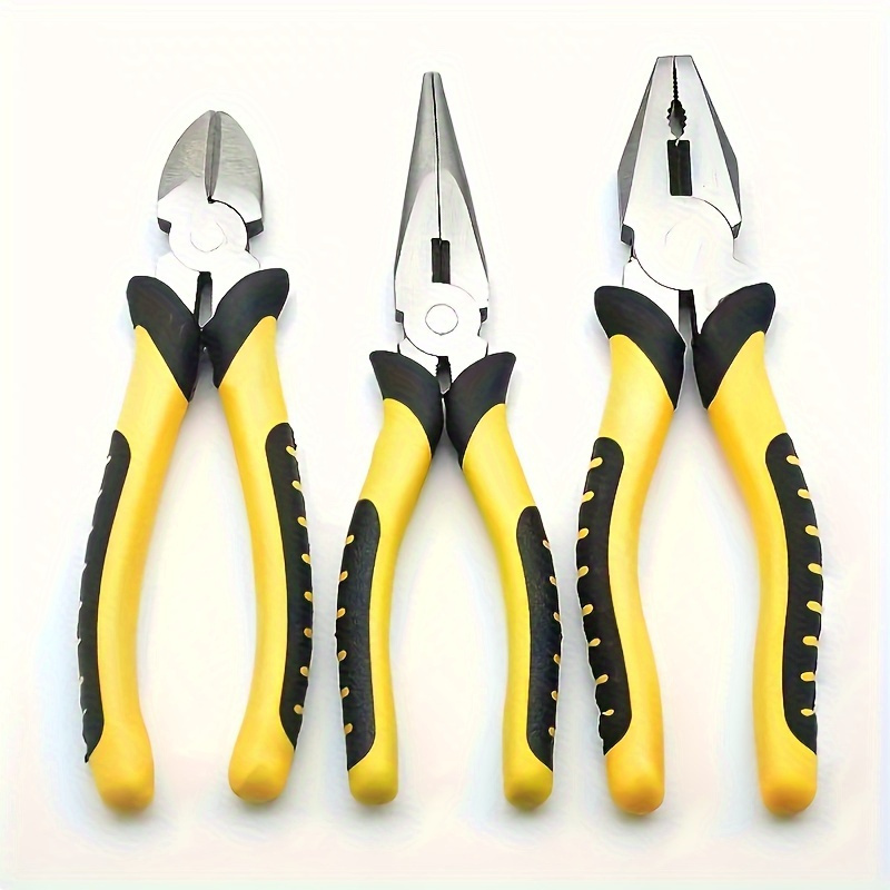 

1pc Industrial-grade Plier - Steel, Precision Stripping & Cutting Tools For Building Maintenance, Building Maintenance