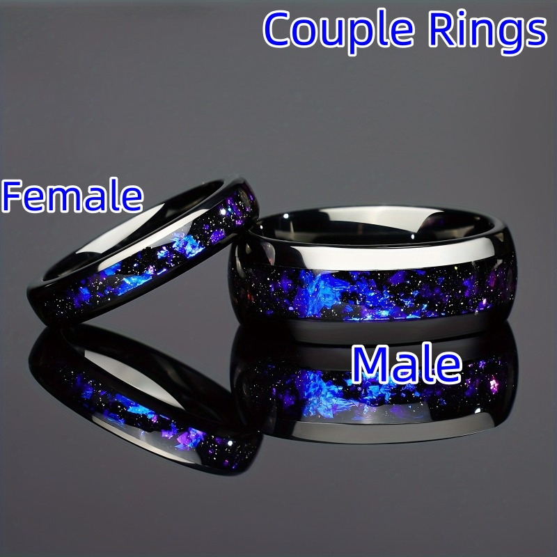 

1 Set Patterned Steel Couple , , Unisex , 's & New For Men And Women