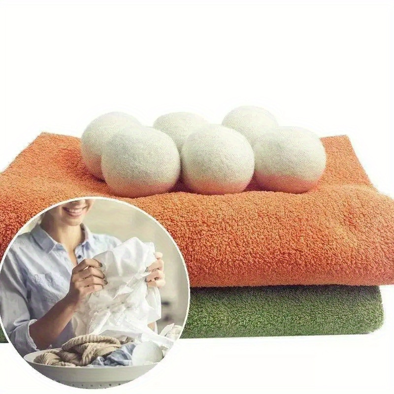 

Multifunctional 6pcs Reusable Household Washing Softener Accessories Wool Dryer