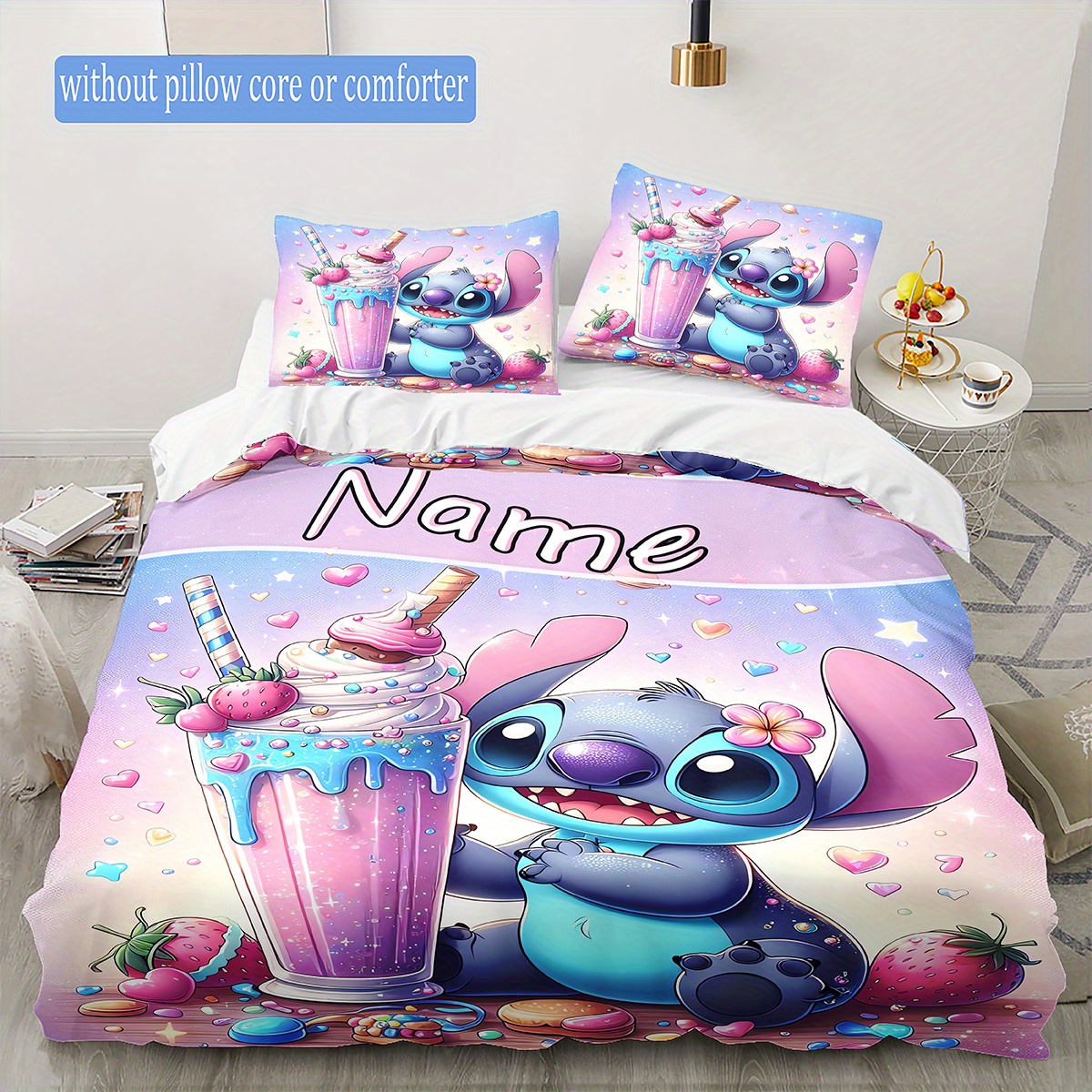 

And 3d Name Bedding - For Bedroom Decor - Bedclothes - Christmas (1 * + 2 * Pillowcases, )