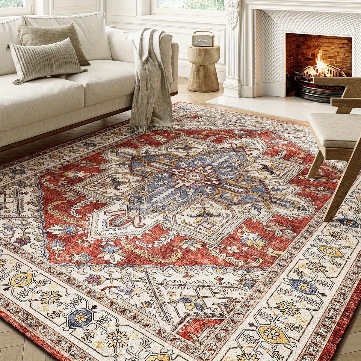 

Area Rugs For , 5x7 Oriental Carpet For Dining , -lvory