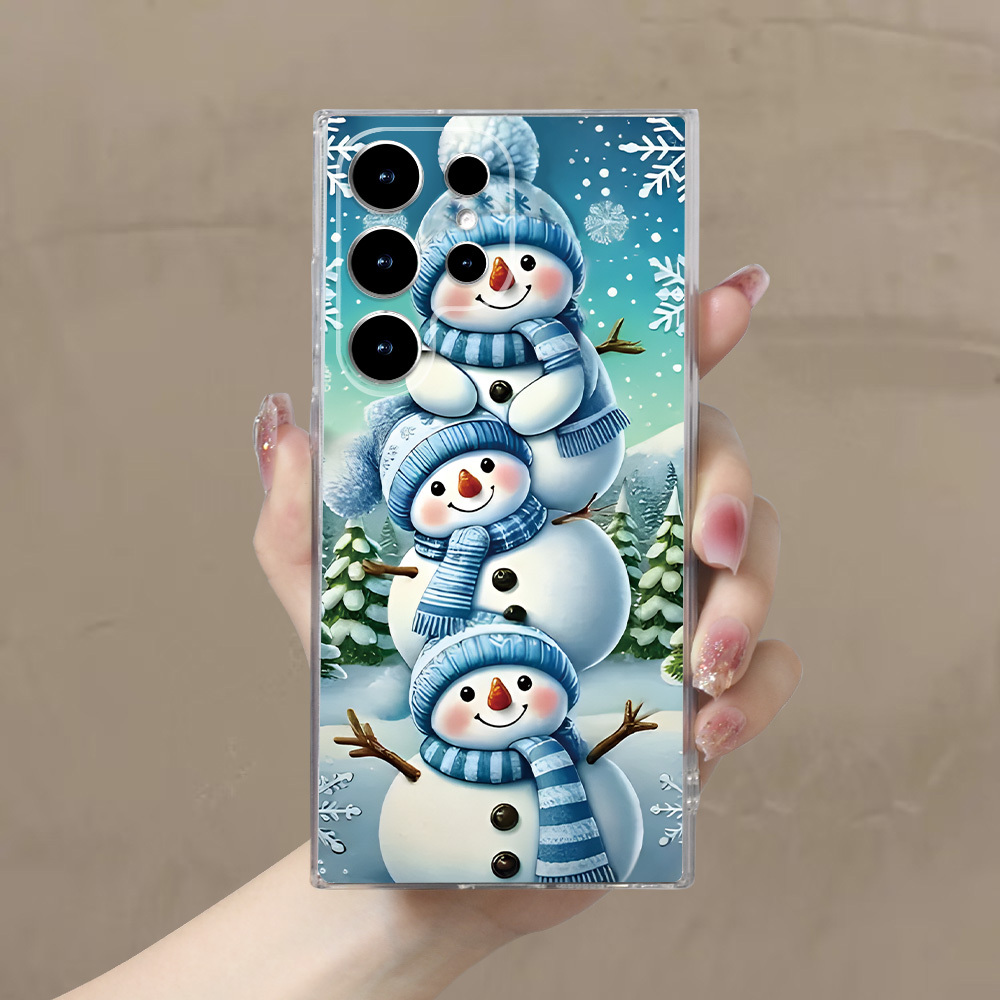 

Snowman Christmas Printed Phone S24 S23 S22 S21 S20 A52 A52s A53 A54 A55 A34 A33 A32 A25 A24 A23 A14 A13 A05s A05 Fe 5g 4g Phone