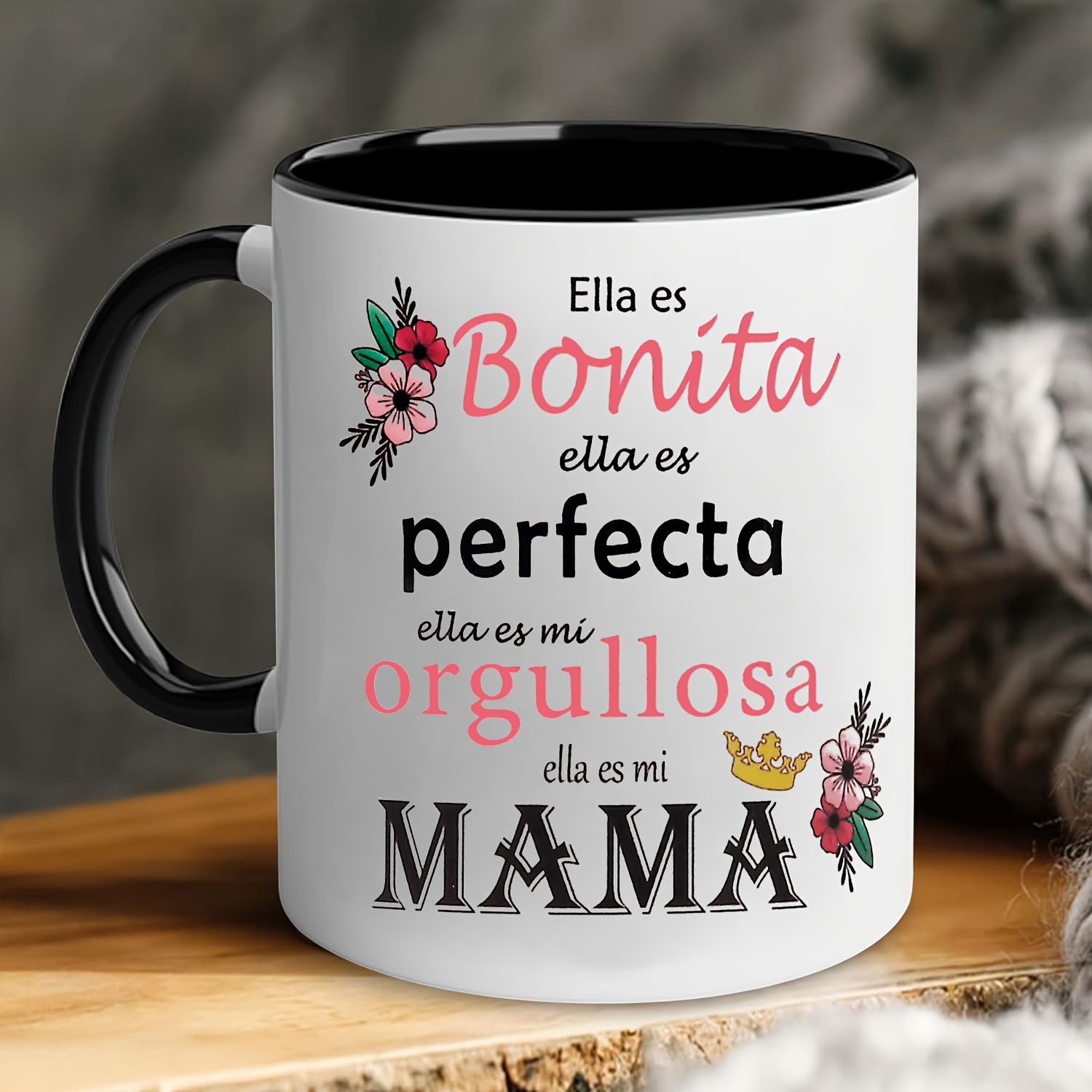 

11.1 Oz Spanish- Mug - " Es " Cup, Day & , For And