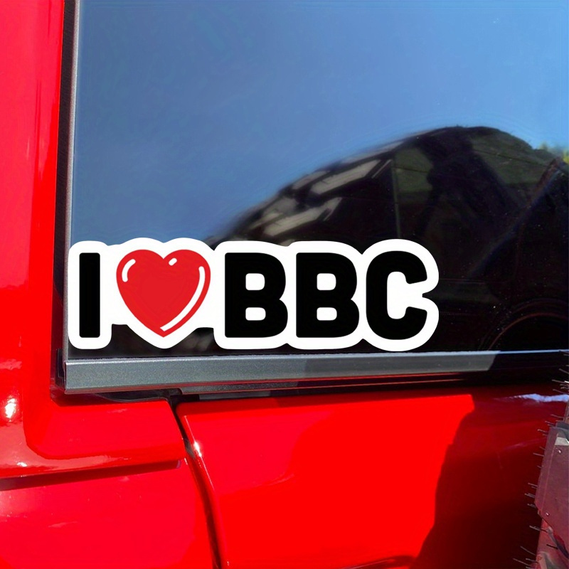 

i Bbc" Decal , , Irregular , Use, -adhesive For Plastic , For Luggage, Laptop, , Car , , And - Car External Accessories