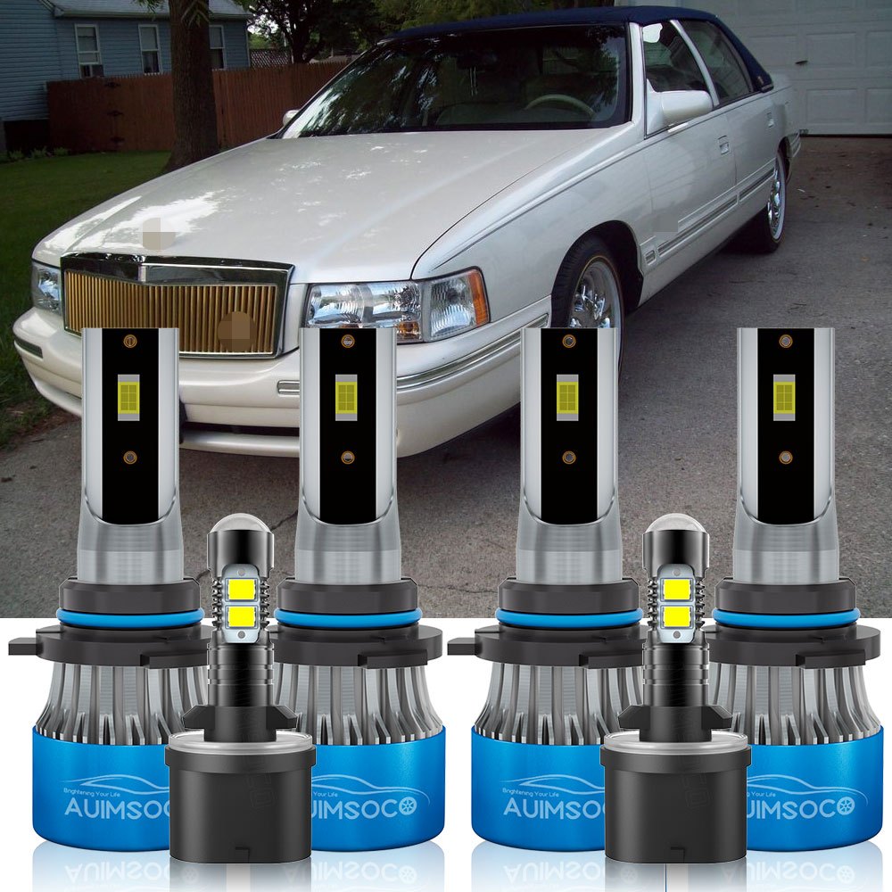 

9005 9006 880 Led Headlight + Fog Bulbs For For 2001 2002 2003 2004 2005 2006, 2- 40w 4000lm 6500k And