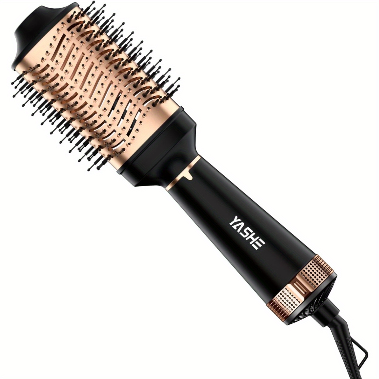 

Yashe Warmluftbürste Für Schnelles Trocknen, 4-in-1-ein-schritt-heißbürsten Für Haarstyling Und Styler-volumizer, 1200 W Keramik--negativ-ionen-föhnbürste Für Kurzes Und Langes Haar