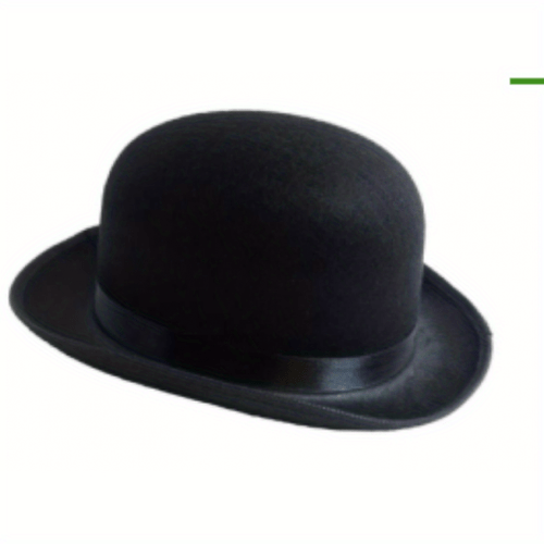 with our small round top hats in black and white occasion