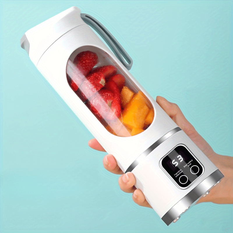 Portable Electric Blender, Stainless Steel & ABS