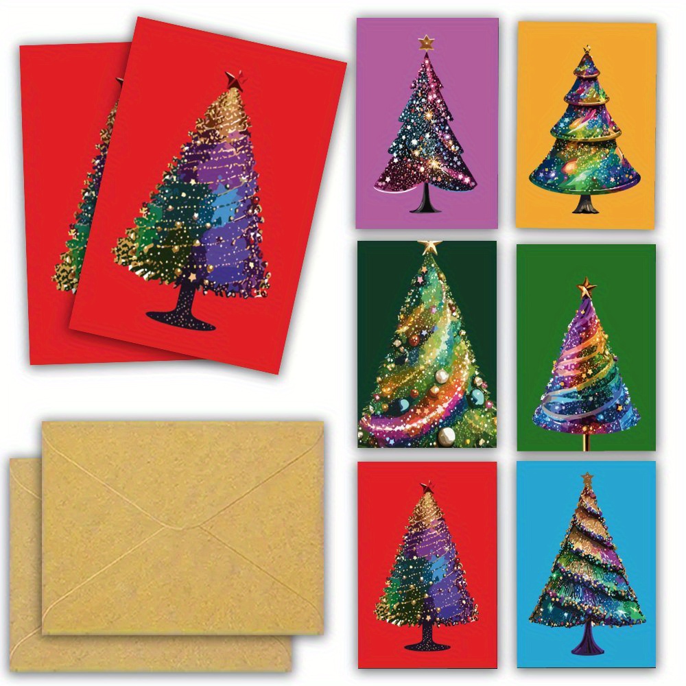 

24pcs Funny Christmas Card Set With Envelopes - 6 , , Includes Blank Cards & Merry Christmas Greetings, Funny Christmas Gifts