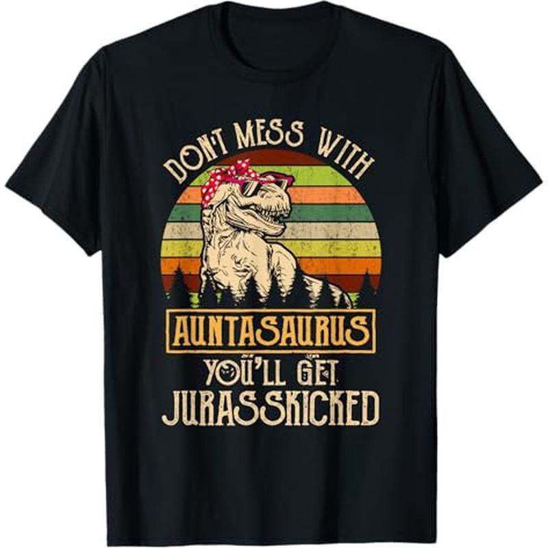 

Auntasaurus Aunt T-, 100% , For Men Women Dad Mom , S-xxxl,